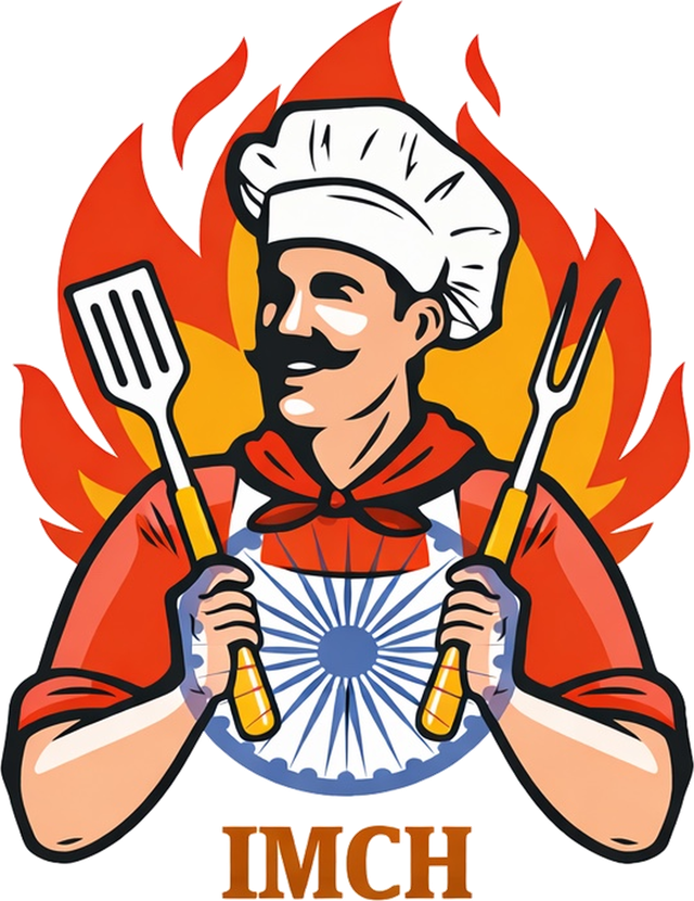 IMCH chef and flame logo